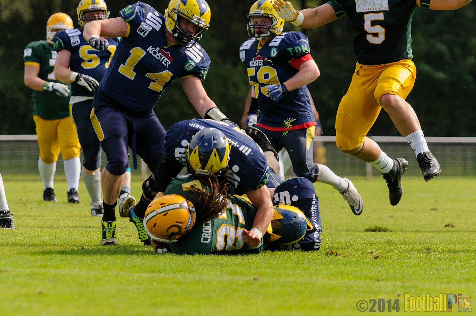 Cologne Crocodiles vs. Hildesheim Invaders  - 14.09.2014 GFL2 Nord: Cologne Crocodiles vs. Hildesheim Invaders (56:28) 