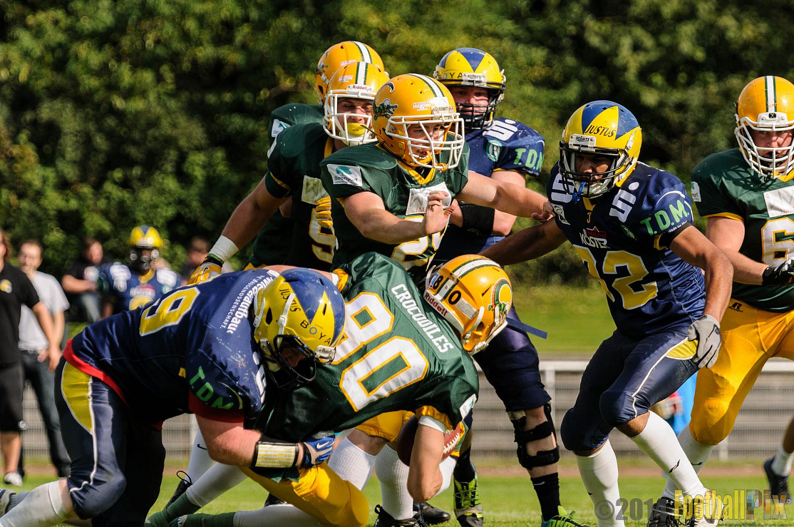 Cologne Crocodiles vs. Hildesheim Invaders  - 14.09.2014 GFL2 Nord: Cologne Crocodiles vs. Hildesheim Invaders (56:28) 