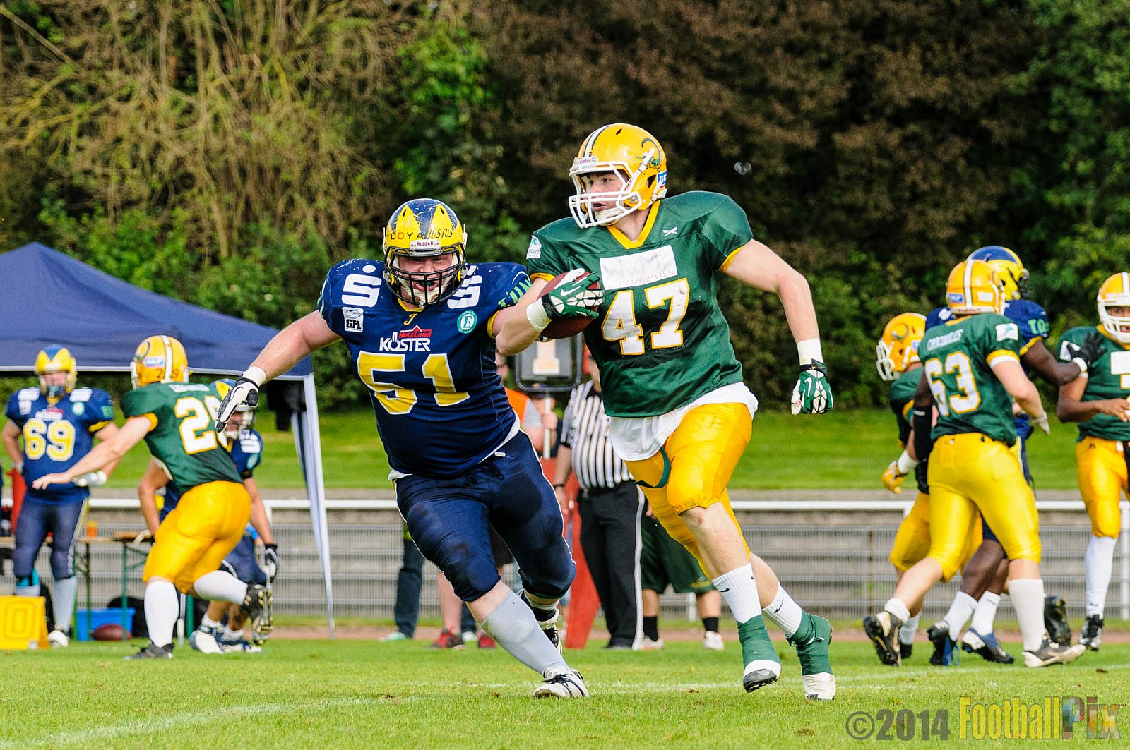 Cologne Crocodiles vs. Hildesheim Invaders  - 14.09.2014 GFL2 Nord: Cologne Crocodiles vs. Hildesheim Invaders (56:28) 