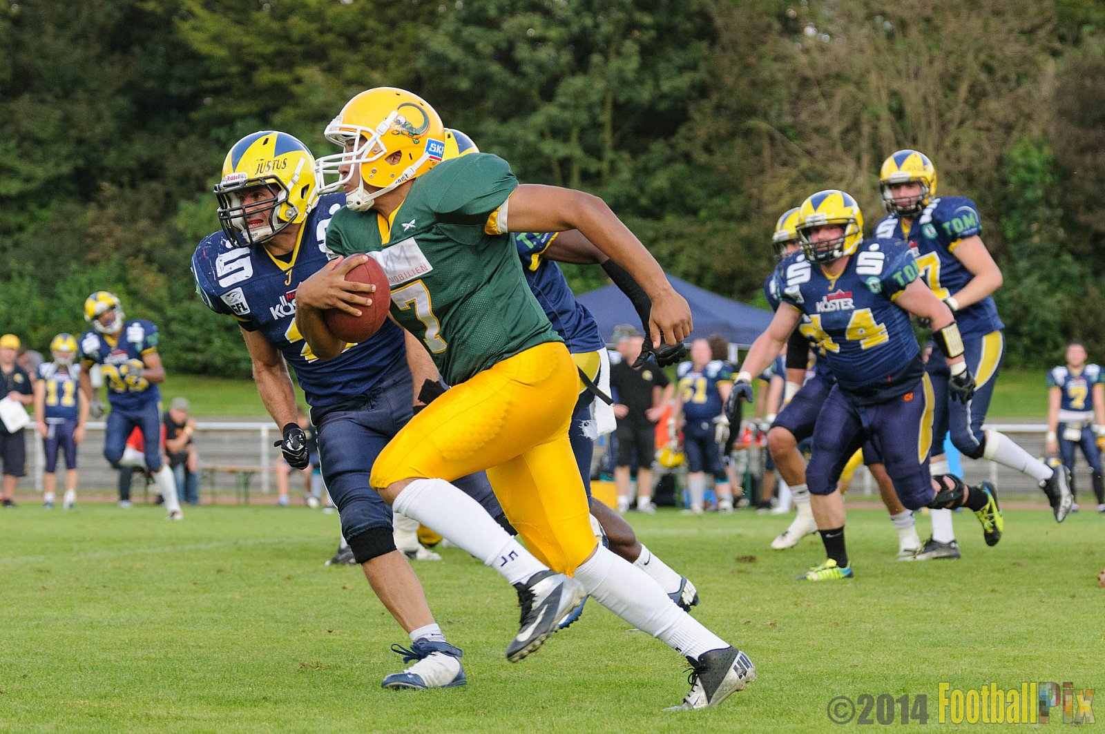 Cologne Crocodiles vs. Hildesheim Invaders  - 14.09.2014 GFL2 Nord: Cologne Crocodiles vs. Hildesheim Invaders (56:28) 
