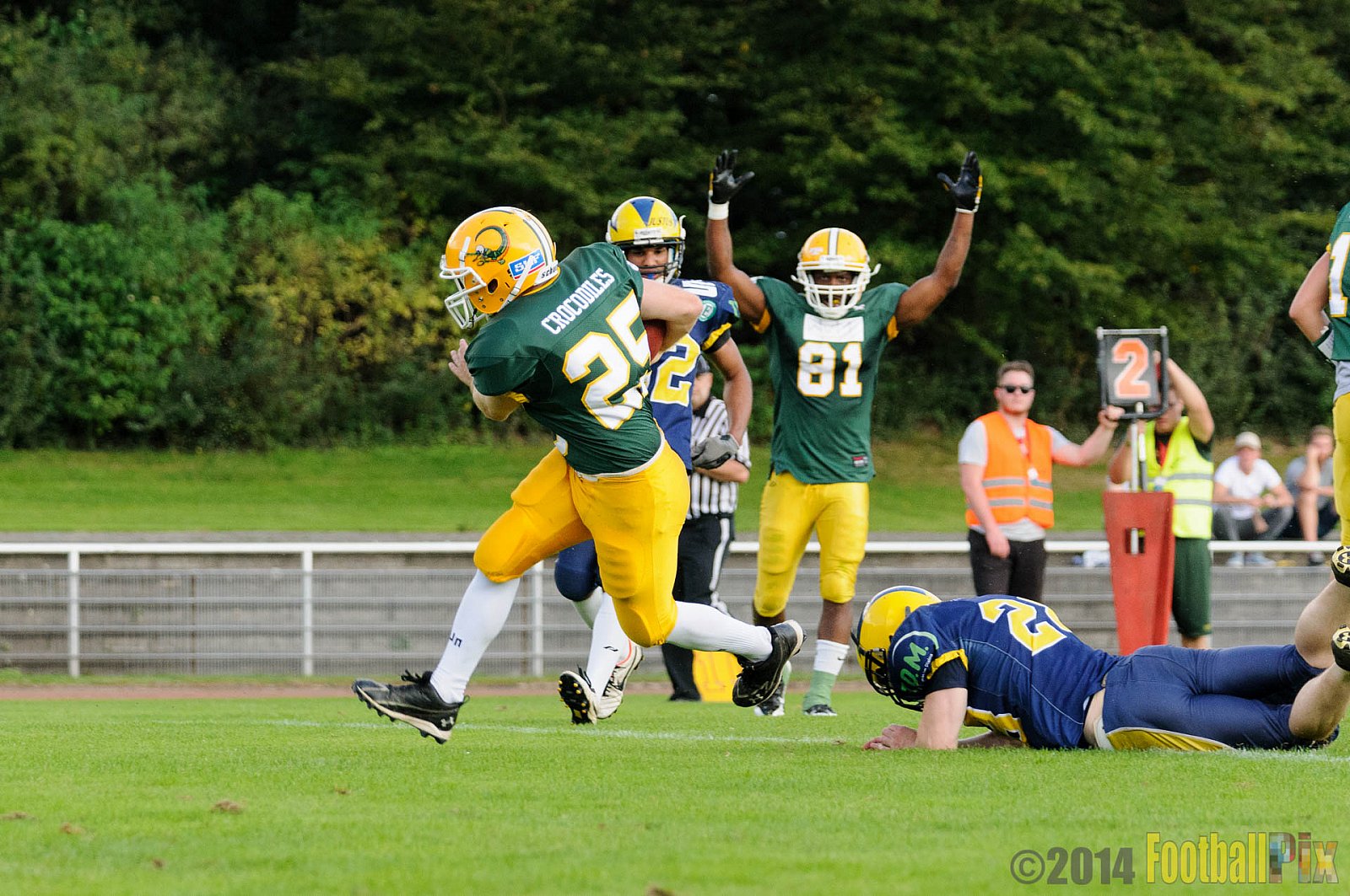 Cologne Crocodiles vs. Hildesheim Invaders  - 14.09.2014 GFL2 Nord: Cologne Crocodiles vs. Hildesheim Invaders (56:28) 