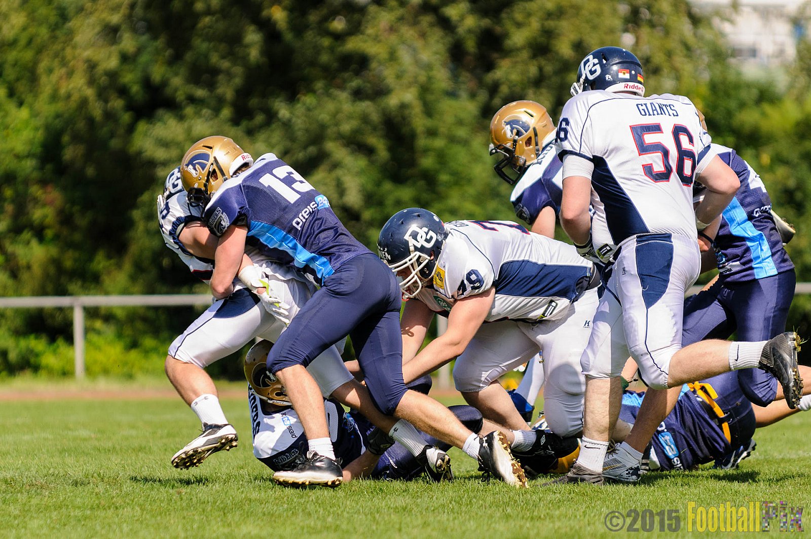 Dortmund Giants vs. Schiefbahn Riders - 29.08.2015 OL NRW: Dortmund Giants vs. Schiefbahn Riders (28:06)