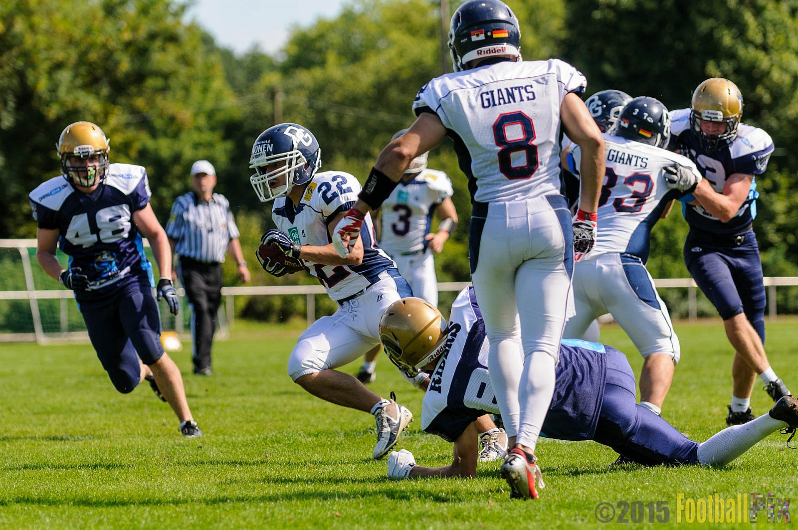 Dortmund Giants vs. Schiefbahn Riders - 29.08.2015 OL NRW: Dortmund Giants vs. Schiefbahn Riders (28:06)