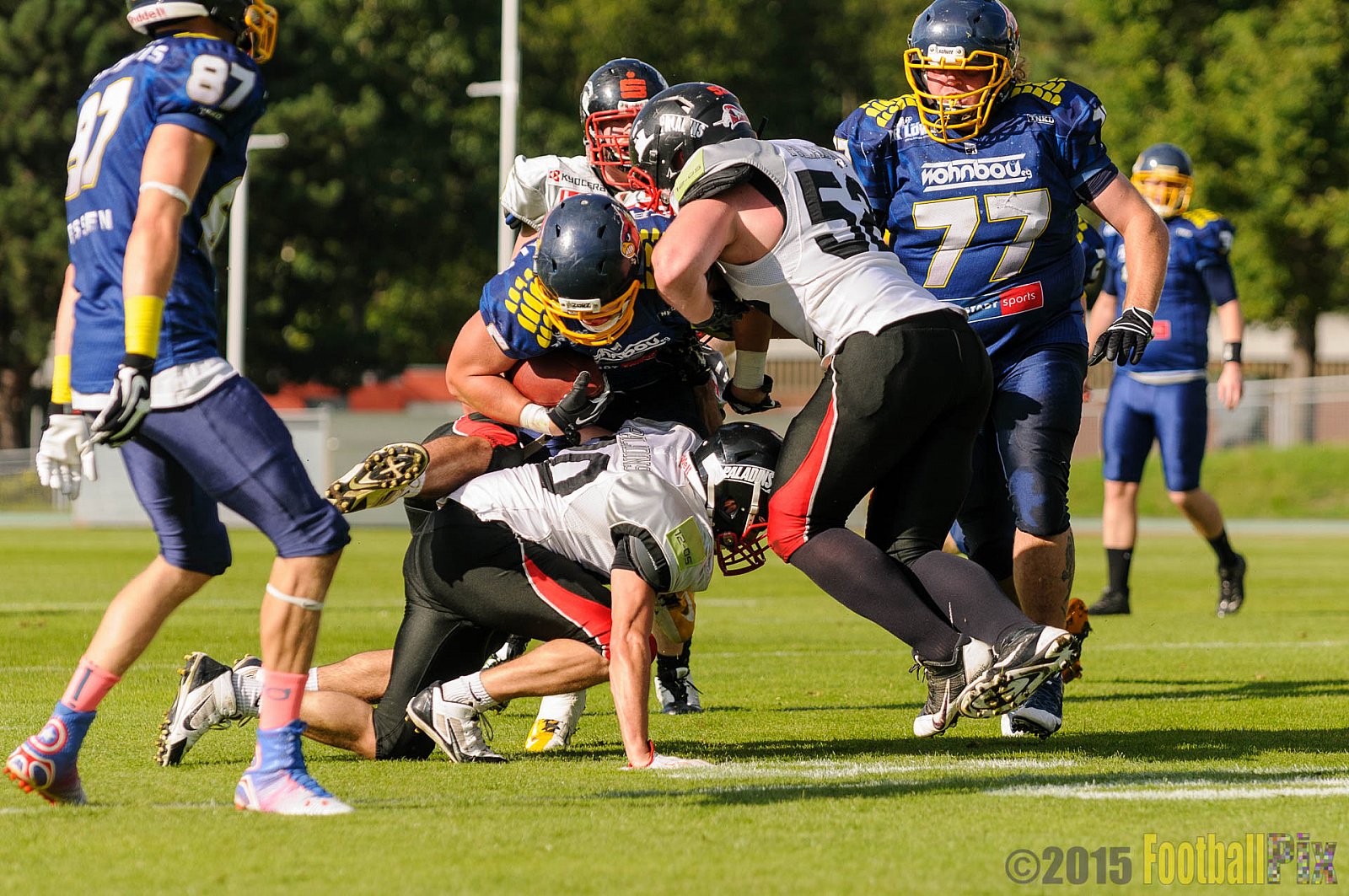 Essen Assindia Cardinals vs. Solingen Paladins - 29.08.2015 RL NRW: Essen Assindia Cardinals vs. Solingen Paladins (33:07)