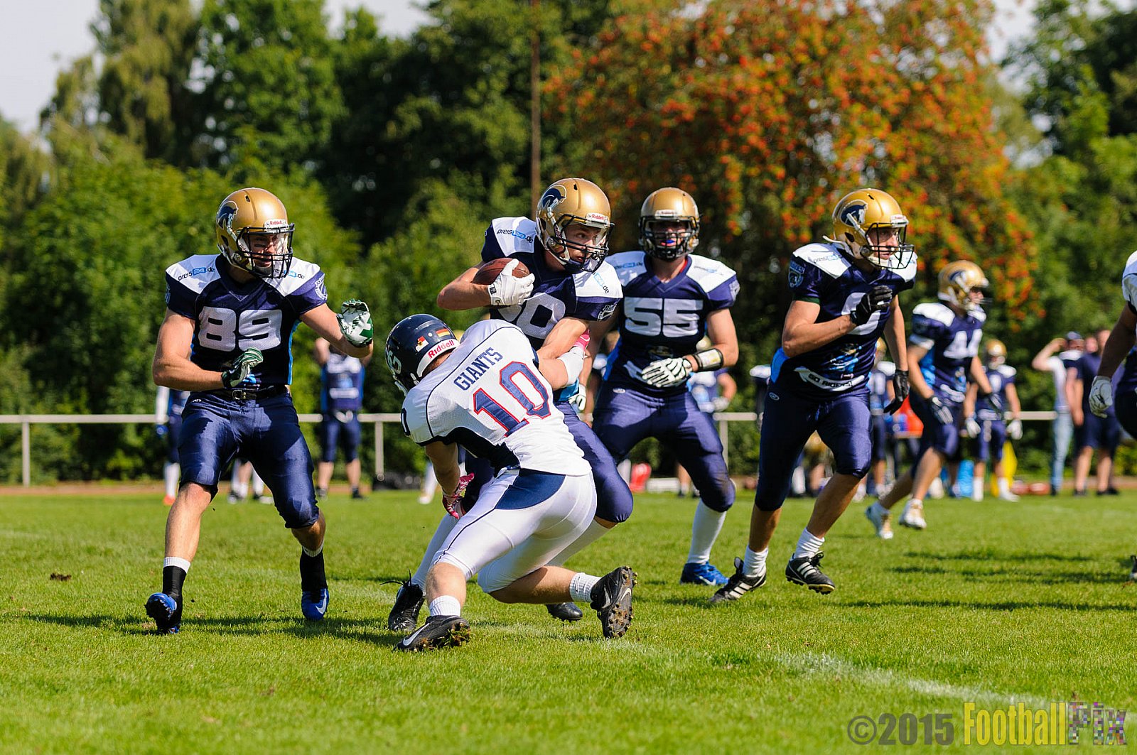 Dortmund Giants vs. Schiefbahn Riders - 29.08.2015 OL NRW: Dortmund Giants vs. Schiefbahn Riders (28:06)