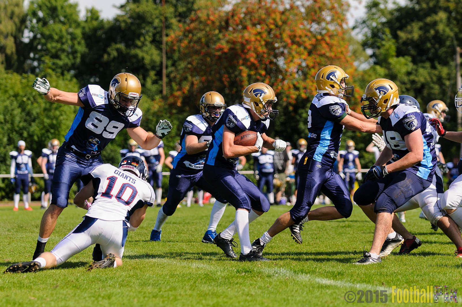 Dortmund Giants vs. Schiefbahn Riders - 29.08.2015 OL NRW: Dortmund Giants vs. Schiefbahn Riders (28:06)