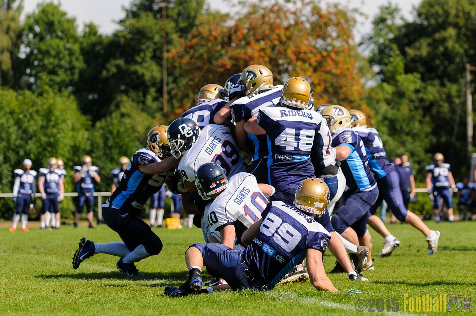 Dortmund Giants vs. Schiefbahn Riders - 29.08.2015 OL NRW: Dortmund Giants vs. Schiefbahn Riders (28:06)