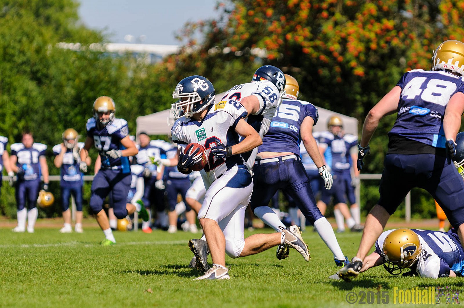 Dortmund Giants vs. Schiefbahn Riders - 29.08.2015 OL NRW: Dortmund Giants vs. Schiefbahn Riders (28:06)