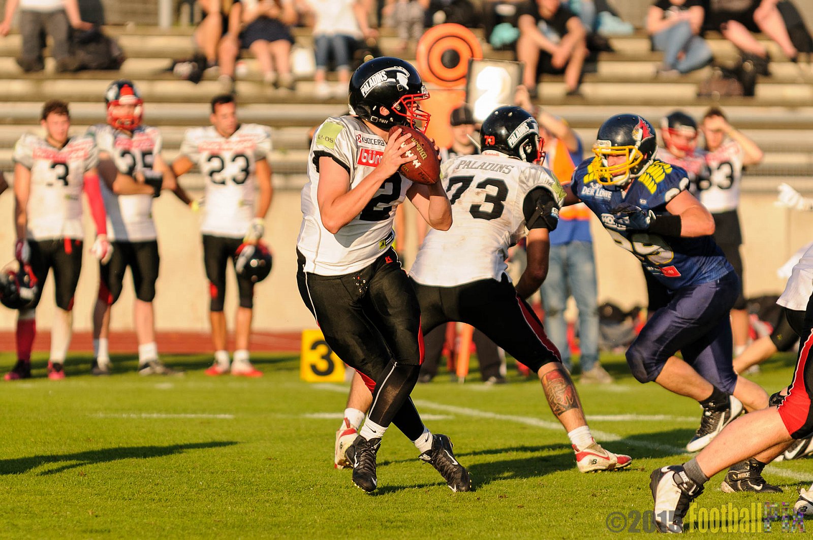 Essen Assindia Cardinals vs. Solingen Paladins - 29.08.2015 RL NRW: Essen Assindia Cardinals vs. Solingen Paladins (33:07)