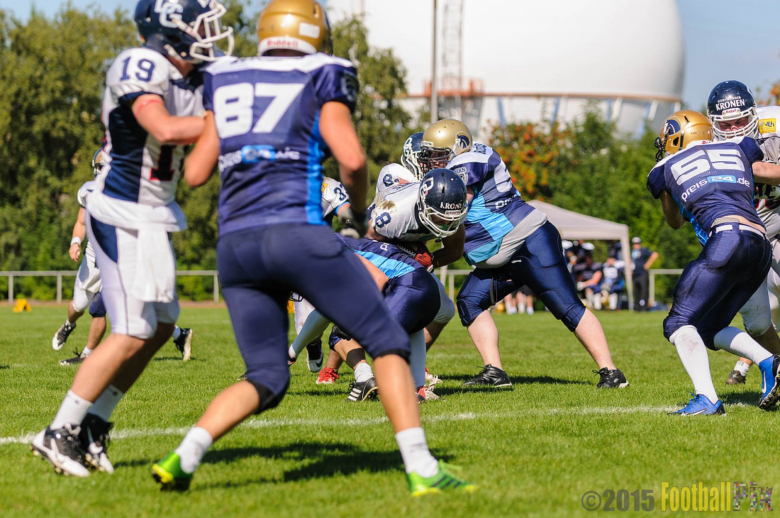 Dortmund Giants vs. Schiefbahn Riders - 29.08.2015 OL NRW: Dortmund Giants vs. Schiefbahn Riders (28:06)