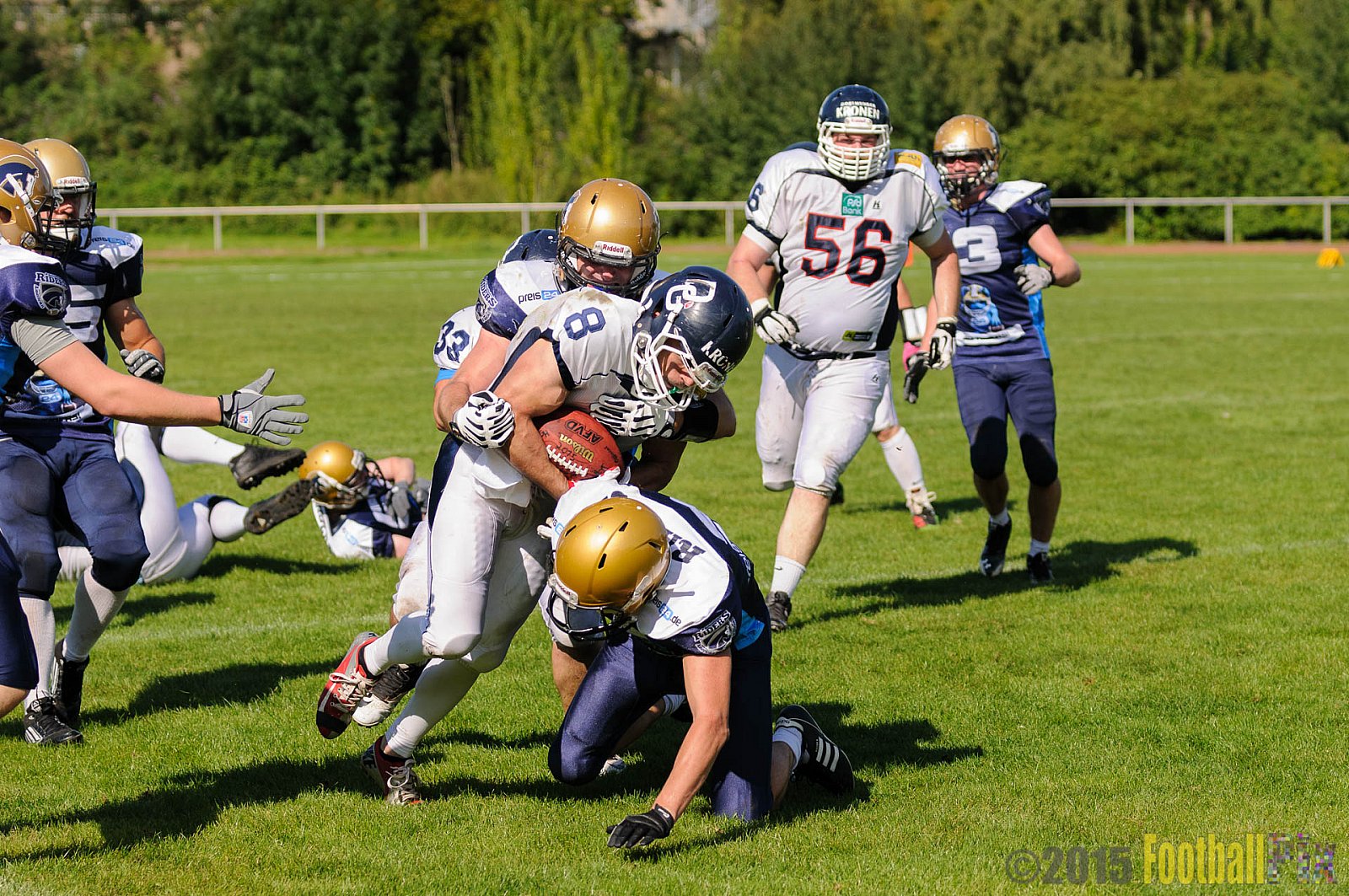 Dortmund Giants vs. Schiefbahn Riders - 29.08.2015 OL NRW: Dortmund Giants vs. Schiefbahn Riders (28:06)