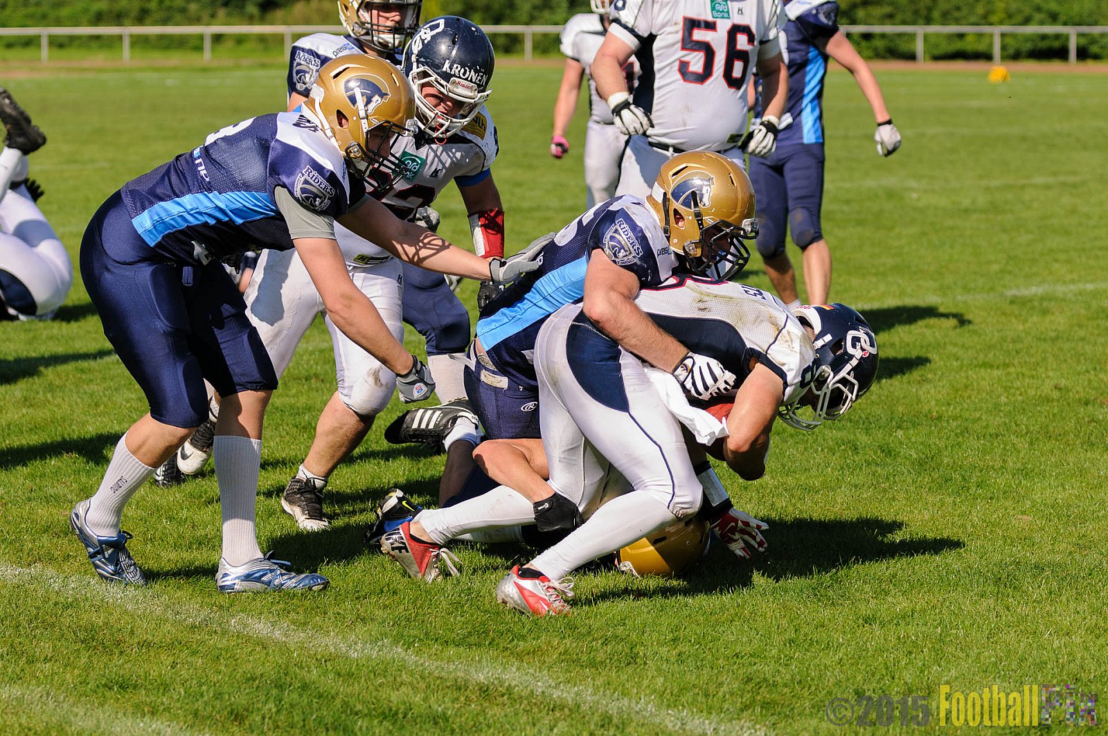 Dortmund Giants vs. Schiefbahn Riders - 29.08.2015 OL NRW: Dortmund Giants vs. Schiefbahn Riders (28:06)