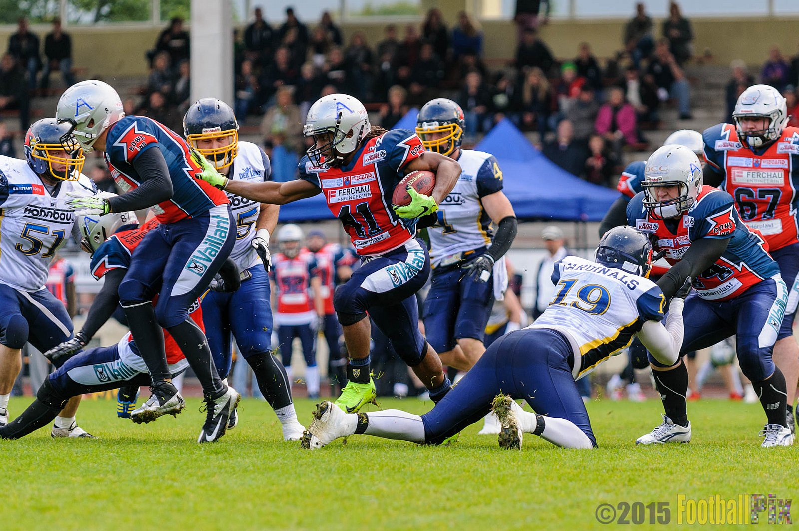 Remscheid Amboss vs. Essen Assindia Cardinals - 06.09.2015 RL NRW: Remscheid Amboss vs. Essen Assindia Cardinals (28:33)