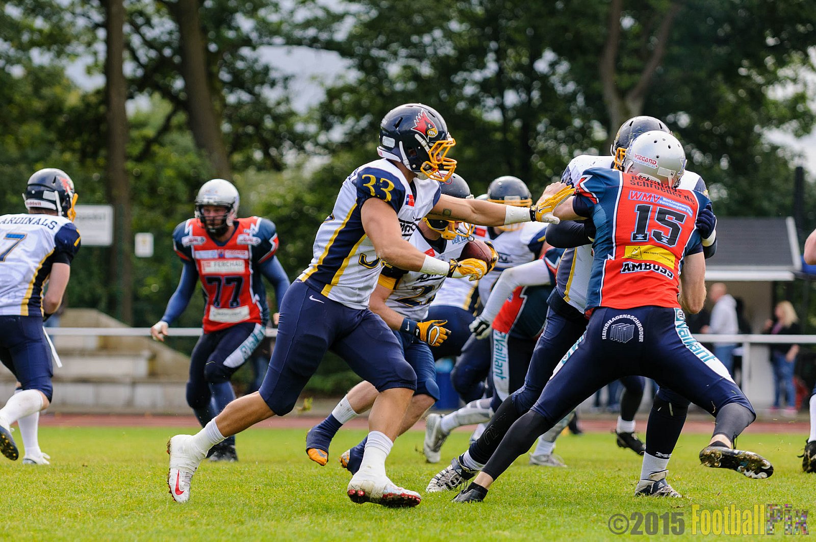 Remscheid Amboss vs. Essen Assindia Cardinals - 06.09.2015 RL NRW: Remscheid Amboss vs. Essen Assindia Cardinals (28:33)