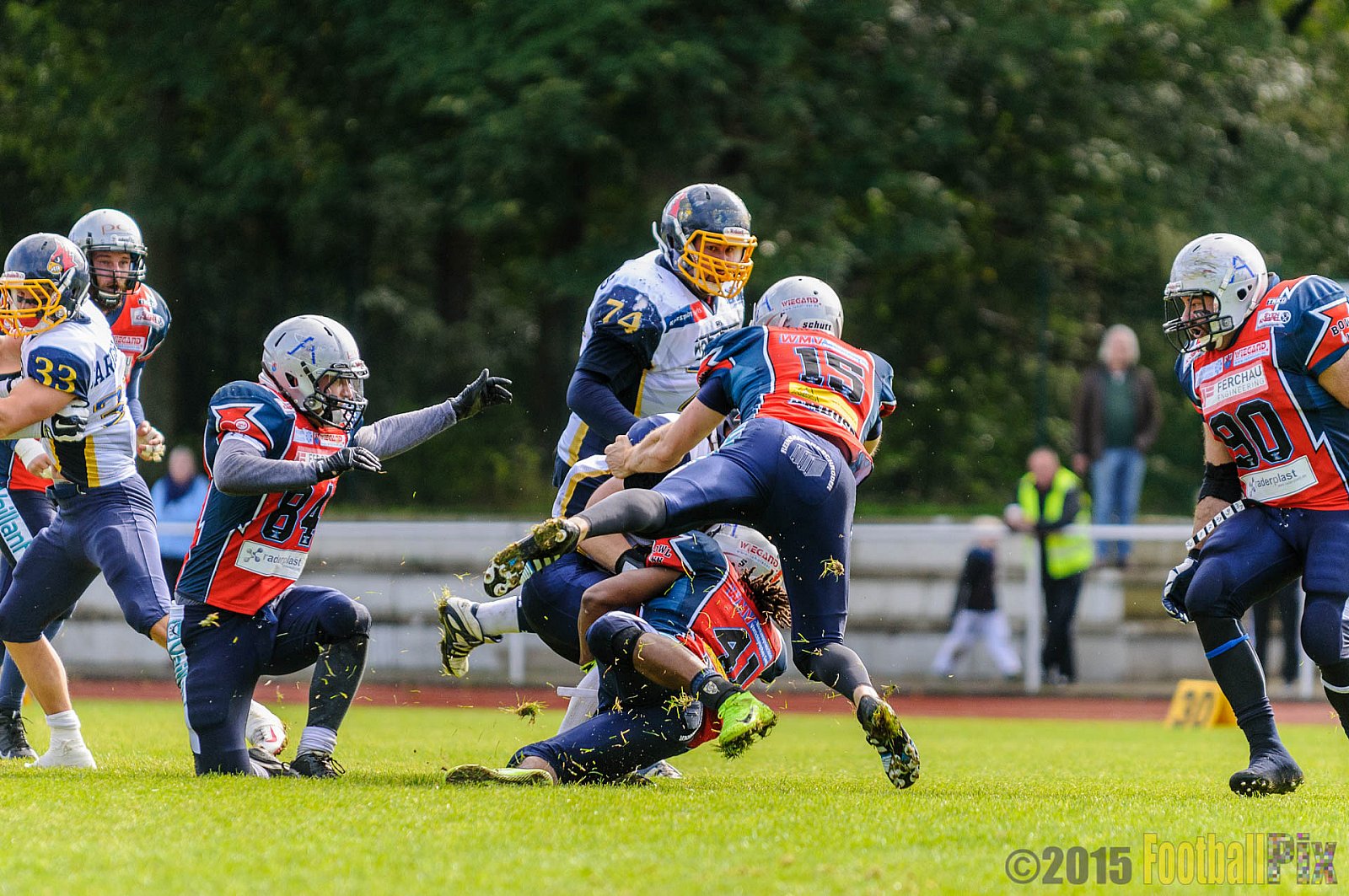 Remscheid Amboss vs. Essen Assindia Cardinals - 06.09.2015 RL NRW: Remscheid Amboss vs. Essen Assindia Cardinals (28:33)