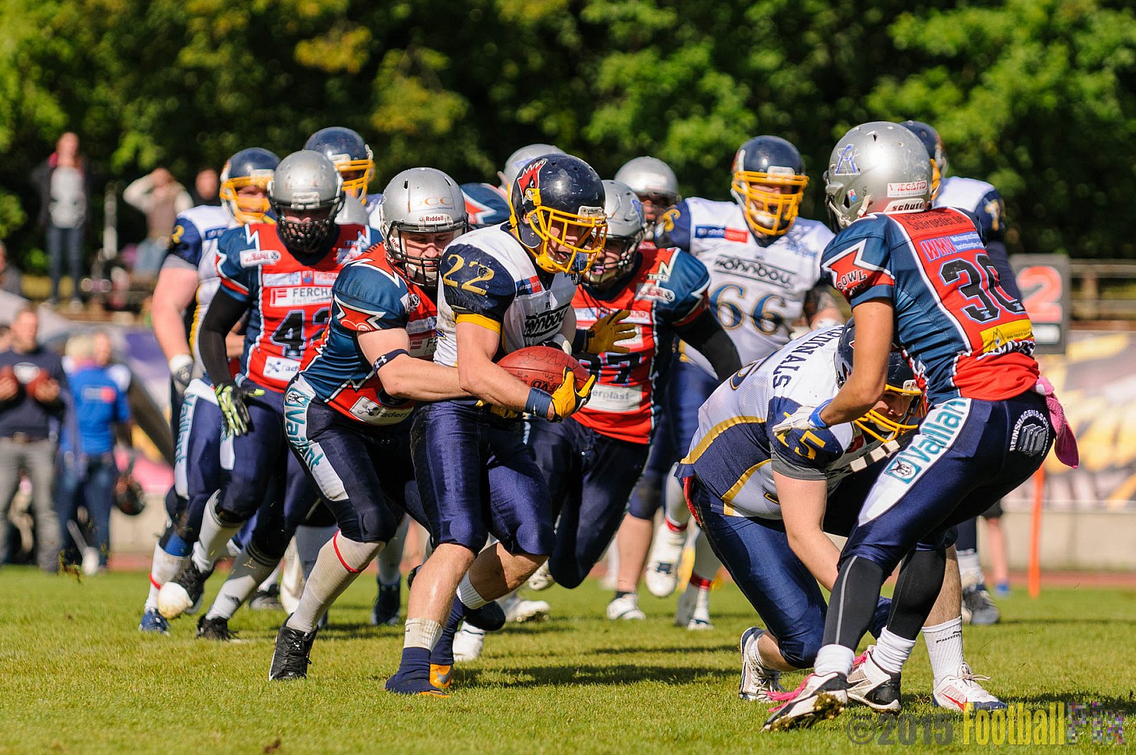 Remscheid Amboss vs. Essen Assindia Cardinals - 06.09.2015 RL NRW: Remscheid Amboss vs. Essen Assindia Cardinals (28:33)