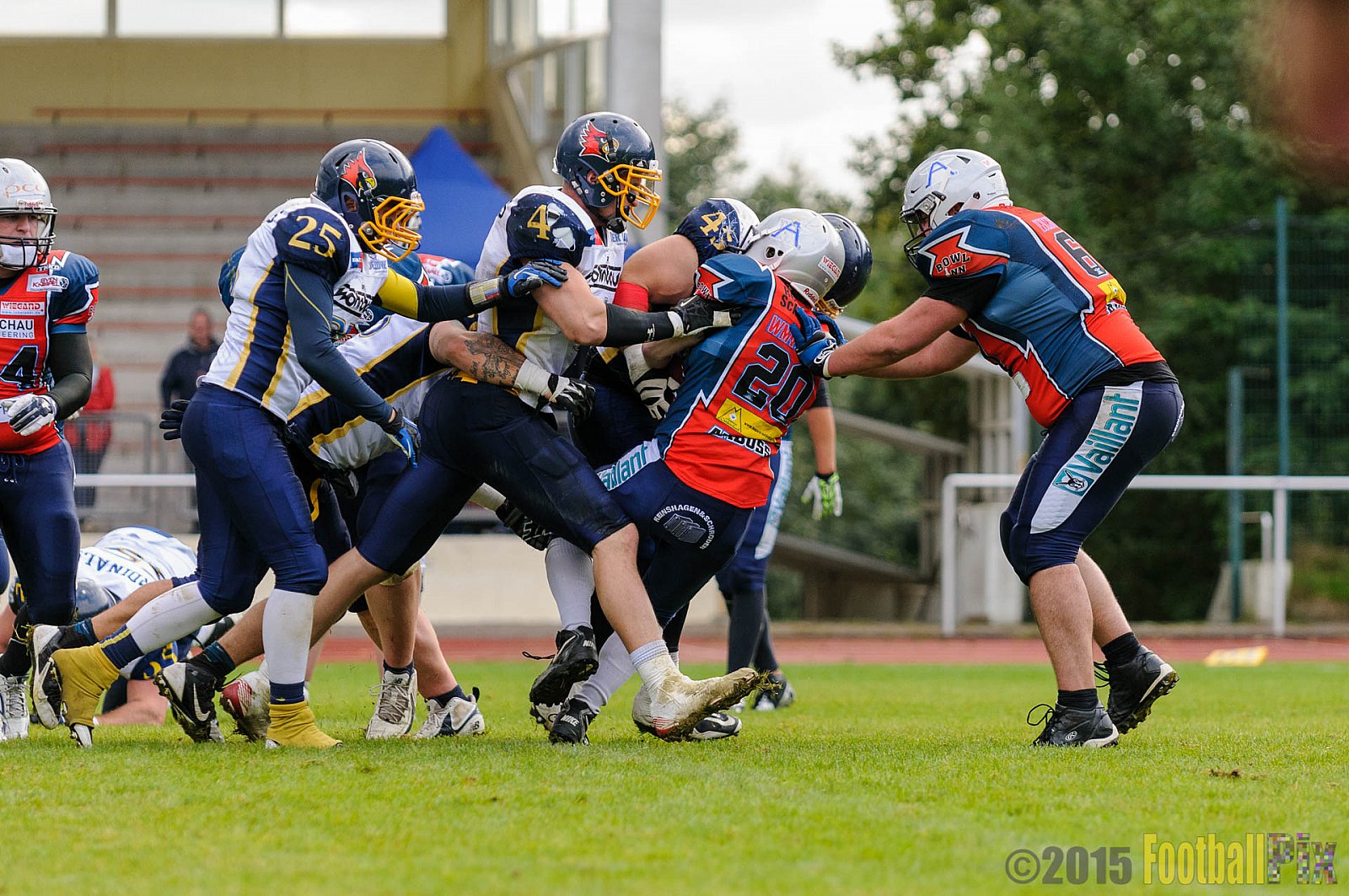 Remscheid Amboss vs. Essen Assindia Cardinals - 06.09.2015 RL NRW: Remscheid Amboss vs. Essen Assindia Cardinals (28:33)
