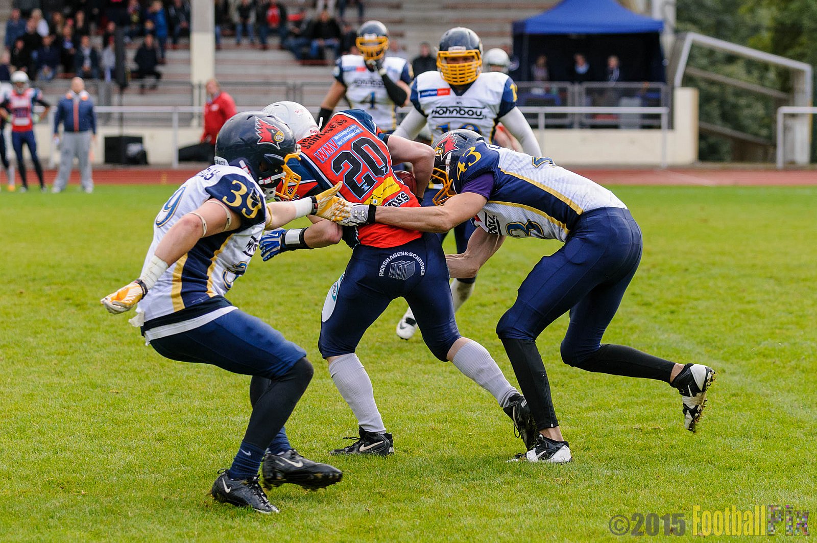 Remscheid Amboss vs. Essen Assindia Cardinals - 06.09.2015 RL NRW: Remscheid Amboss vs. Essen Assindia Cardinals (28:33)