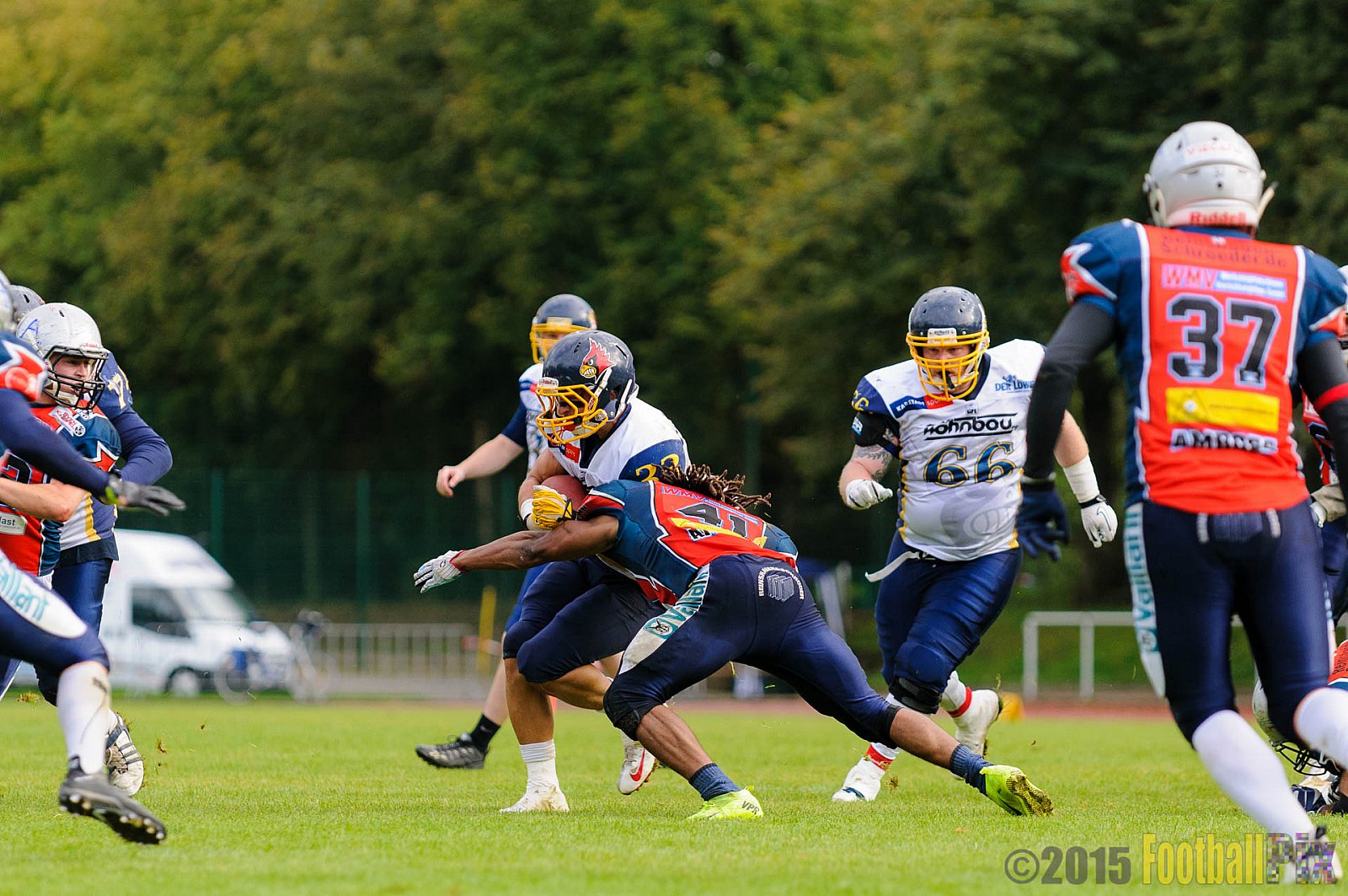 Remscheid Amboss vs. Essen Assindia Cardinals - 06.09.2015 RL NRW: Remscheid Amboss vs. Essen Assindia Cardinals (28:33)