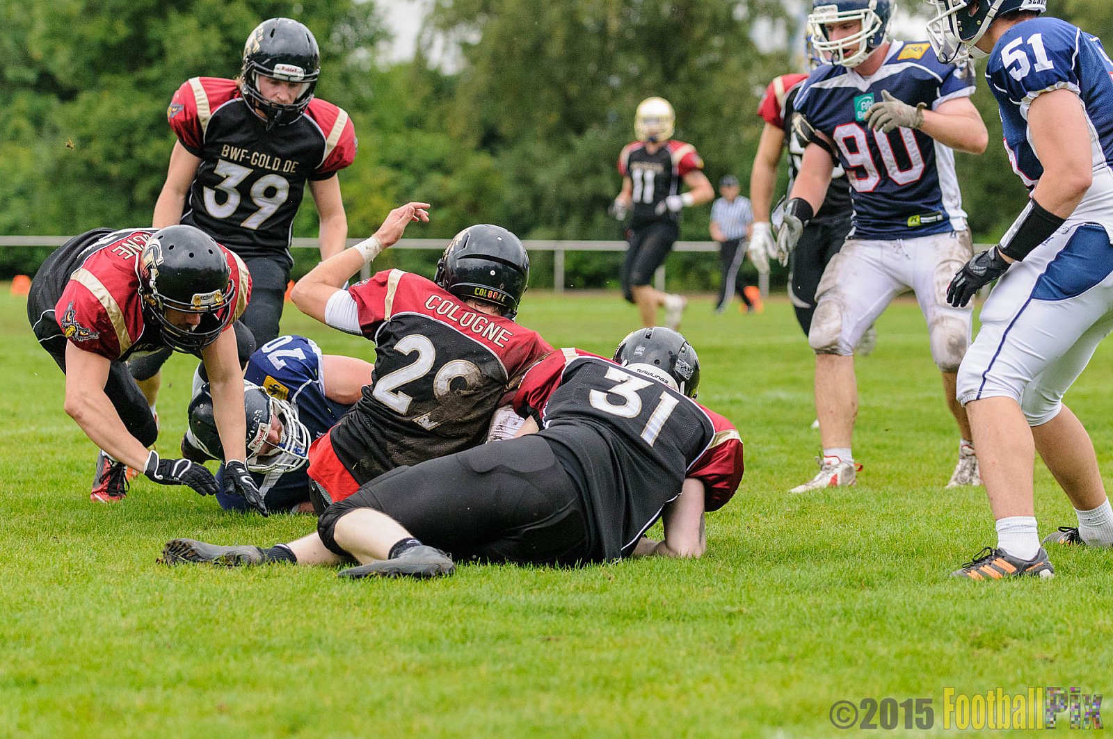 Dortmund Giants vs. Cologne Falcons - 13.09.2015 OL NRW: Dortmund Giants vs. Cologne Falcons (12:44)