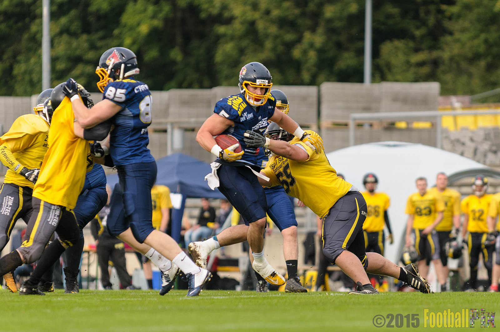 Essen Assindia Cardinals vs. Ritterhude Badgers - 19.09.2015 RL NRW: Essen Assindia Cardinals vs. Ritterhude Badgers (43:0)