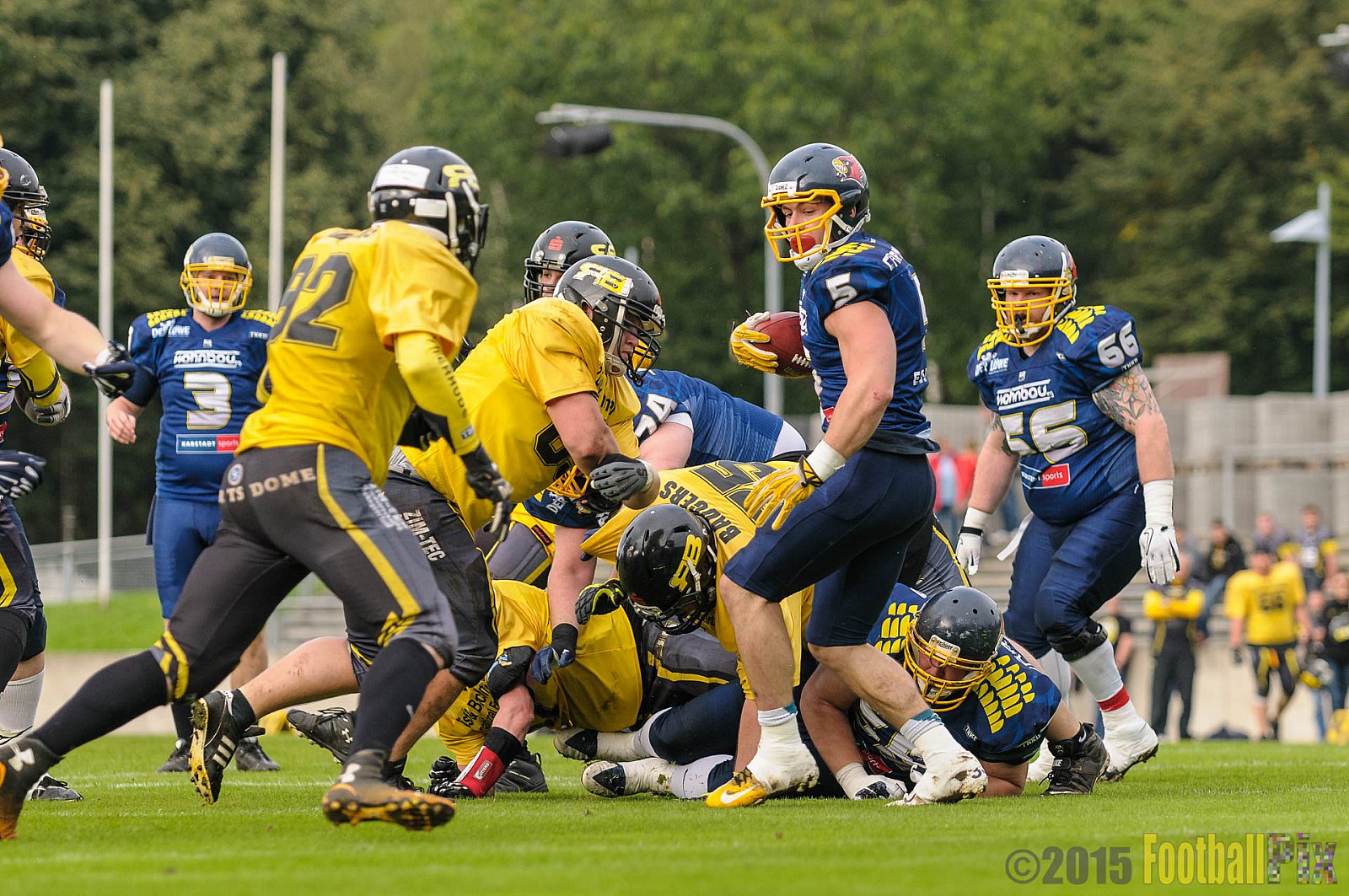 Essen Assindia Cardinals vs. Ritterhude Badgers - 19.09.2015 RL NRW: Essen Assindia Cardinals vs. Ritterhude Badgers (43:0)