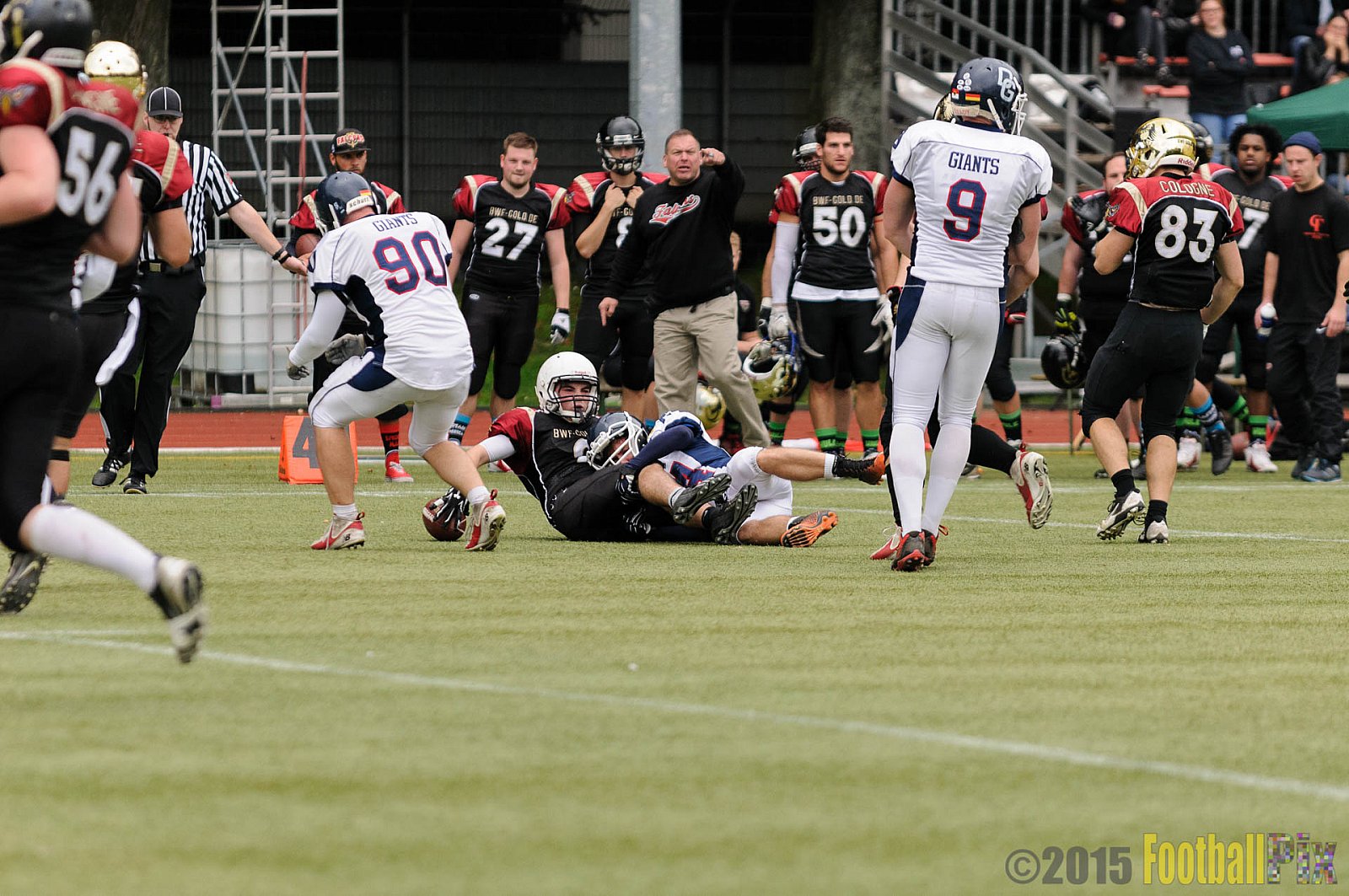 Cologne Falcons vs. Dortmund Giants - 20.09.2015 OL NRW: Cologne Falcons vs. Dortmund Giants (38:16)