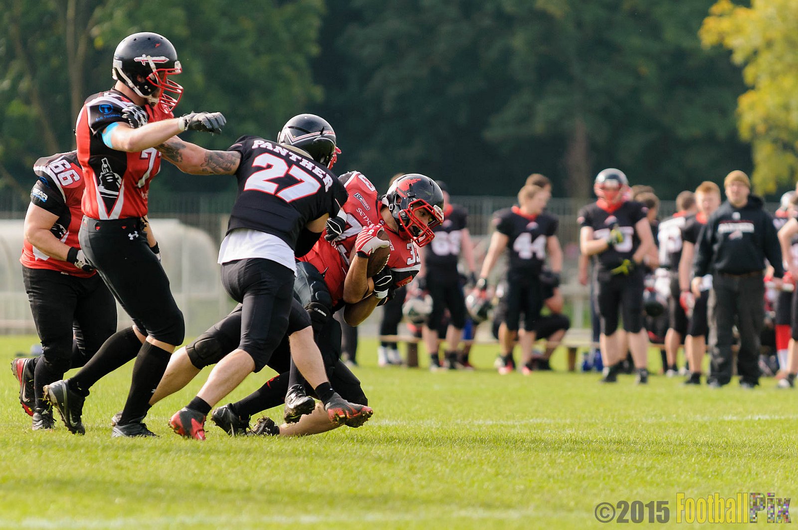 Düsseldorf Panther Prospects vs. Siegen Sentinels - 03.10.2015 VL NRW: Düsseldorf Panther Prospects vs. Siegen Sentinels (14:32)