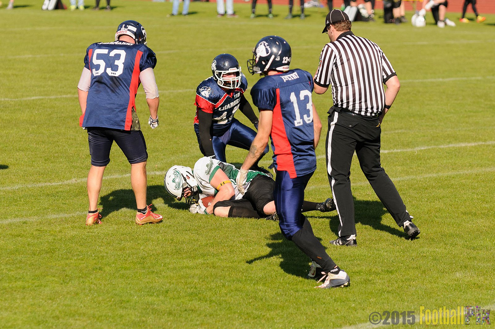 Recklinghausen Chargers vs. Mülheim Shamrocks - 03.10.2015 LL Ost NRW: Recklinghausen Chargers vs. Mülheim Shamrocks (7:21)