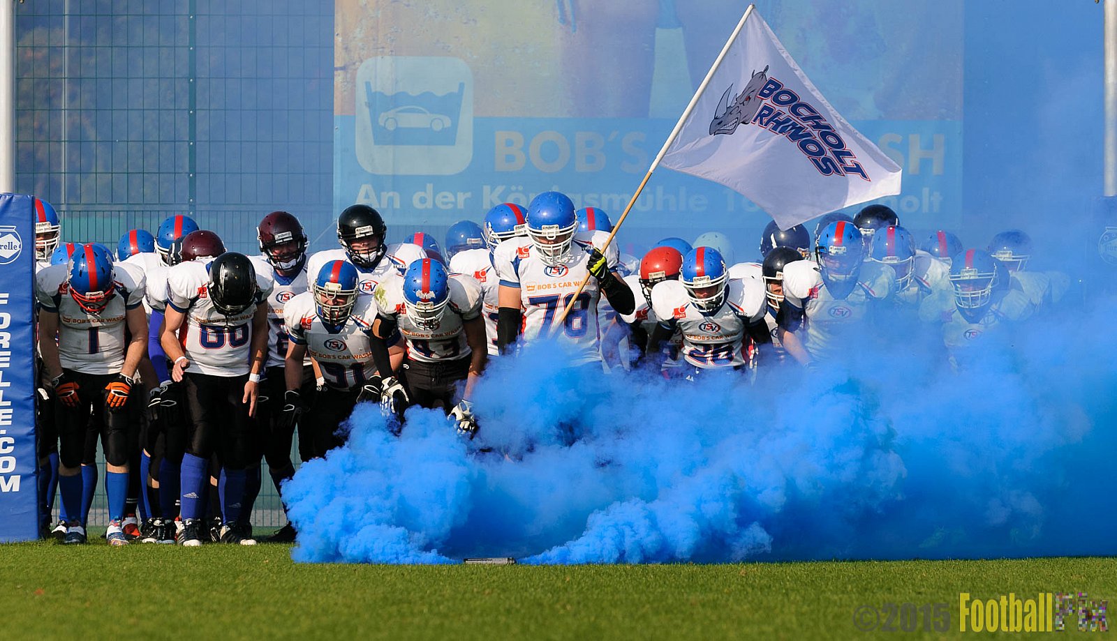 Bocholt Rhinos vs. Düsseldorf Bulldozer - 04.10.2015 LL Mitte NRW: Bocholt Rhinos vs. Düsseldorf Bulldozer (14:2)