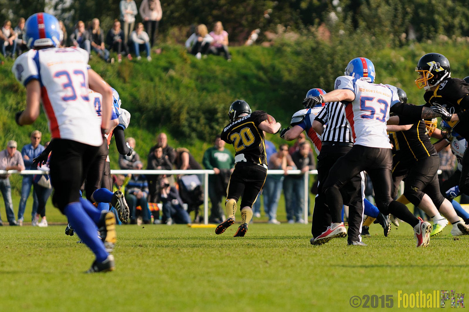 Bocholt Rhinos vs. Düsseldorf Bulldozer - 04.10.2015 LL Mitte NRW: Bocholt Rhinos vs. Düsseldorf Bulldozer (14:2)