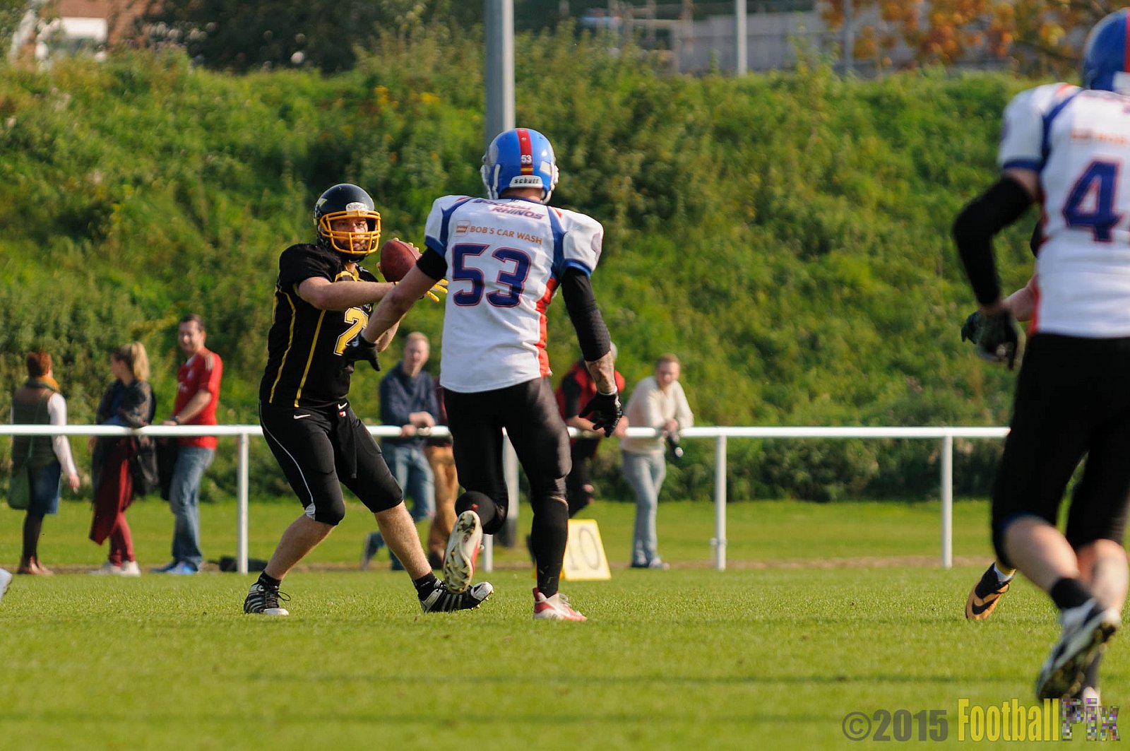 Bocholt Rhinos vs. Düsseldorf Bulldozer - 04.10.2015 LL Mitte NRW: Bocholt Rhinos vs. Düsseldorf Bulldozer (14:2)