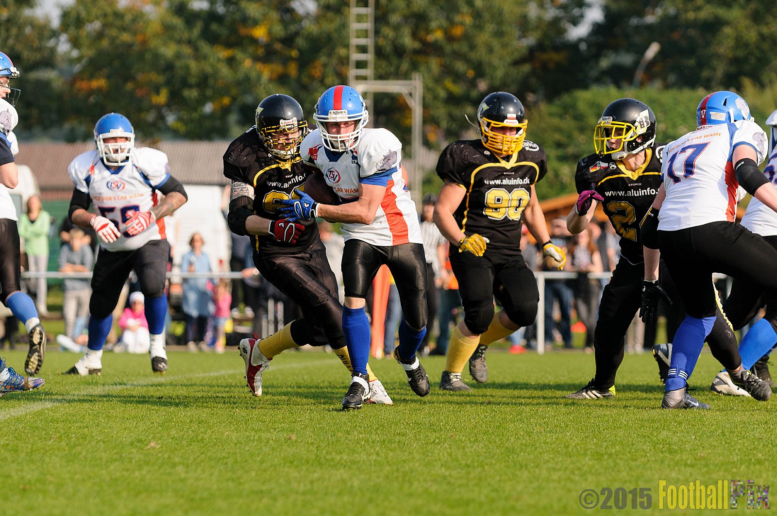 Bocholt Rhinos vs. Düsseldorf Bulldozer - 04.10.2015 LL Mitte NRW: Bocholt Rhinos vs. Düsseldorf Bulldozer (14:2)