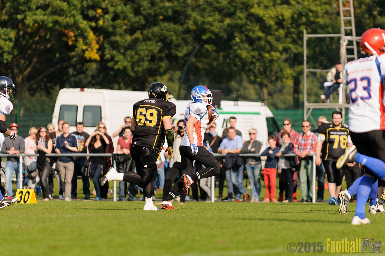 Bocholt Rhinos vs. Düsseldorf Bulldozer - 04.10.2015 LL Mitte NRW: Bocholt Rhinos vs. Düsseldorf Bulldozer (14:2)
