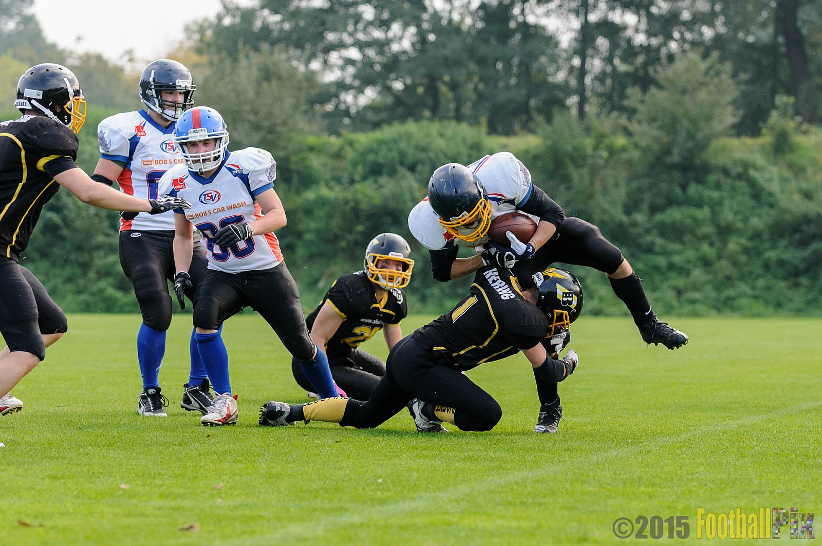 Bocholt Rhinos vs. Düsseldorf Bulldozer - 04.10.2015 LL Mitte NRW: Bocholt Rhinos vs. Düsseldorf Bulldozer (14:2)