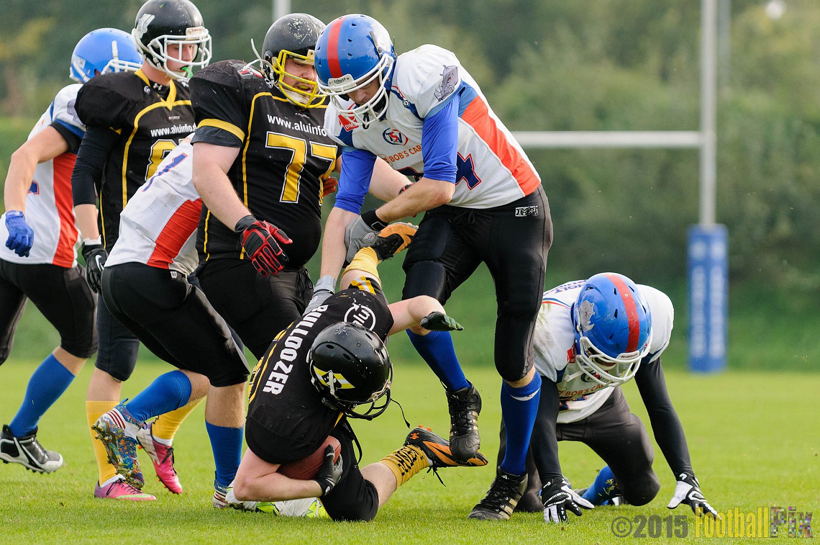 Bocholt Rhinos vs. Düsseldorf Bulldozer - 04.10.2015 LL Mitte NRW: Bocholt Rhinos vs. Düsseldorf Bulldozer (14:2)