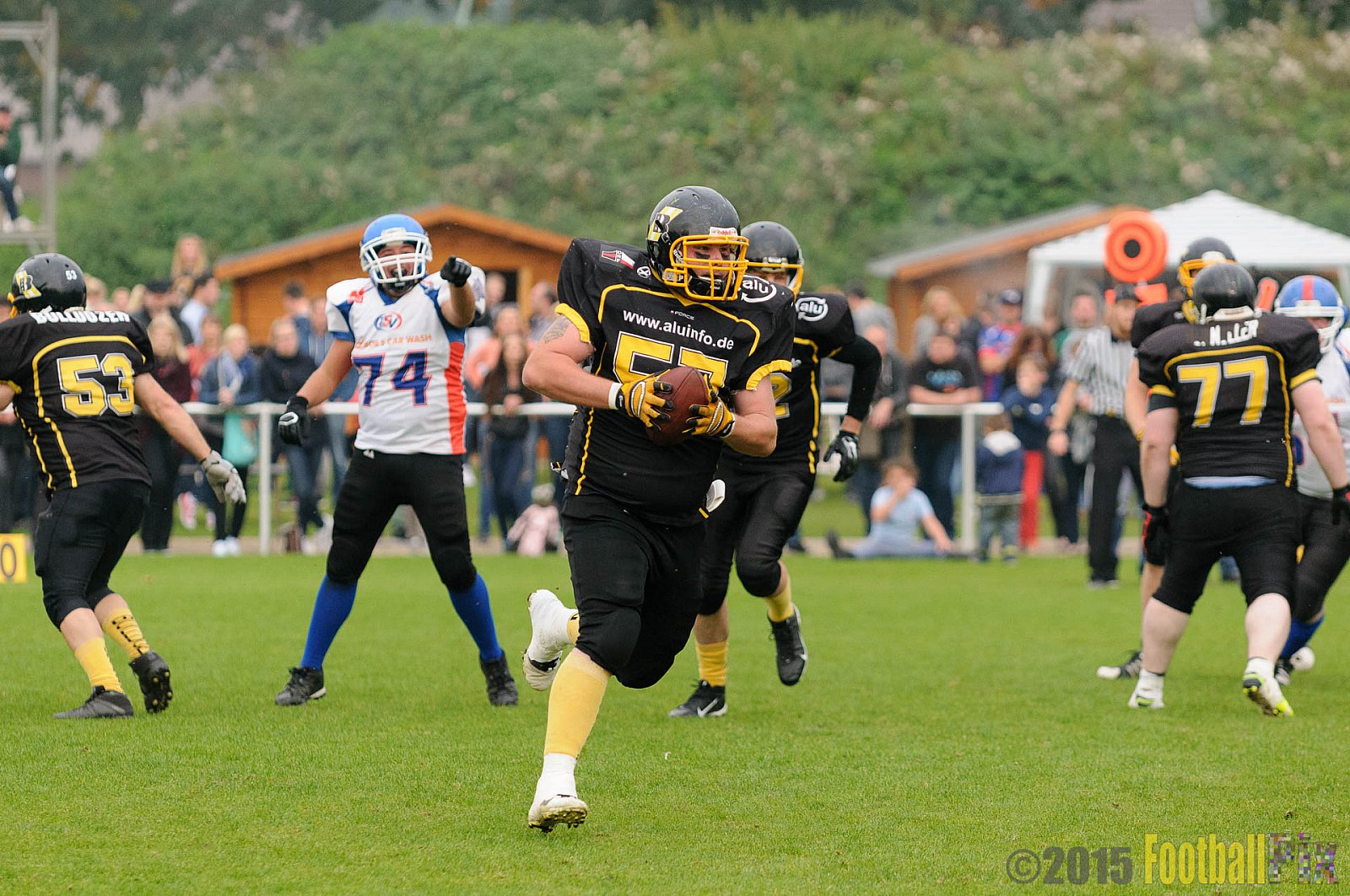 Bocholt Rhinos vs. Düsseldorf Bulldozer - 04.10.2015 LL Mitte NRW: Bocholt Rhinos vs. Düsseldorf Bulldozer (14:2)