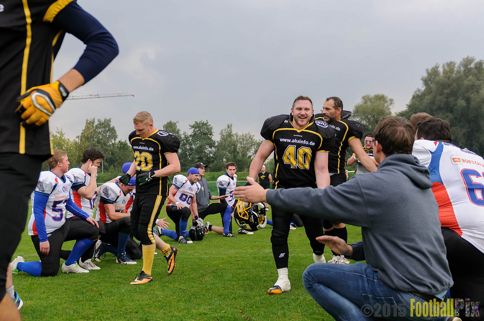 Bocholt Rhinos vs. Düsseldorf Bulldozer - 04.10.2015 LL Mitte NRW: Bocholt Rhinos vs. Düsseldorf Bulldozer (14:2)
