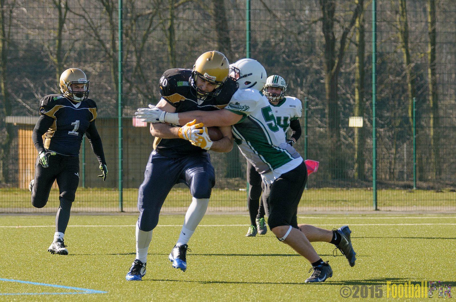 Gelsenkirchen Devils vs. Mönchengladbach Wolfpack  - 08.03.2015 Scrimmage: Schiefbahn Riders, Mülheim Shamrocks