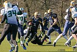 Gelsenkirchen Devils vs. M&ouml;nchengladbach Wolfpack  - 08.03.2015 Scrimmage: Schiefbahn Riders, M&uuml;lheim Shamrocks
