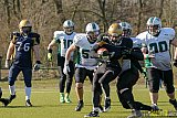 Gelsenkirchen Devils vs. M&ouml;nchengladbach Wolfpack  - 08.03.2015 Scrimmage: Schiefbahn Riders, M&uuml;lheim Shamrocks
