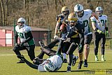 Gelsenkirchen Devils vs. M&ouml;nchengladbach Wolfpack  - 08.03.2015 Scrimmage: Schiefbahn Riders, M&uuml;lheim Shamrocks