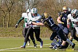 Gelsenkirchen Devils vs. M&ouml;nchengladbach Wolfpack  - 08.03.2015 Scrimmage: Schiefbahn Riders, M&uuml;lheim Shamrocks