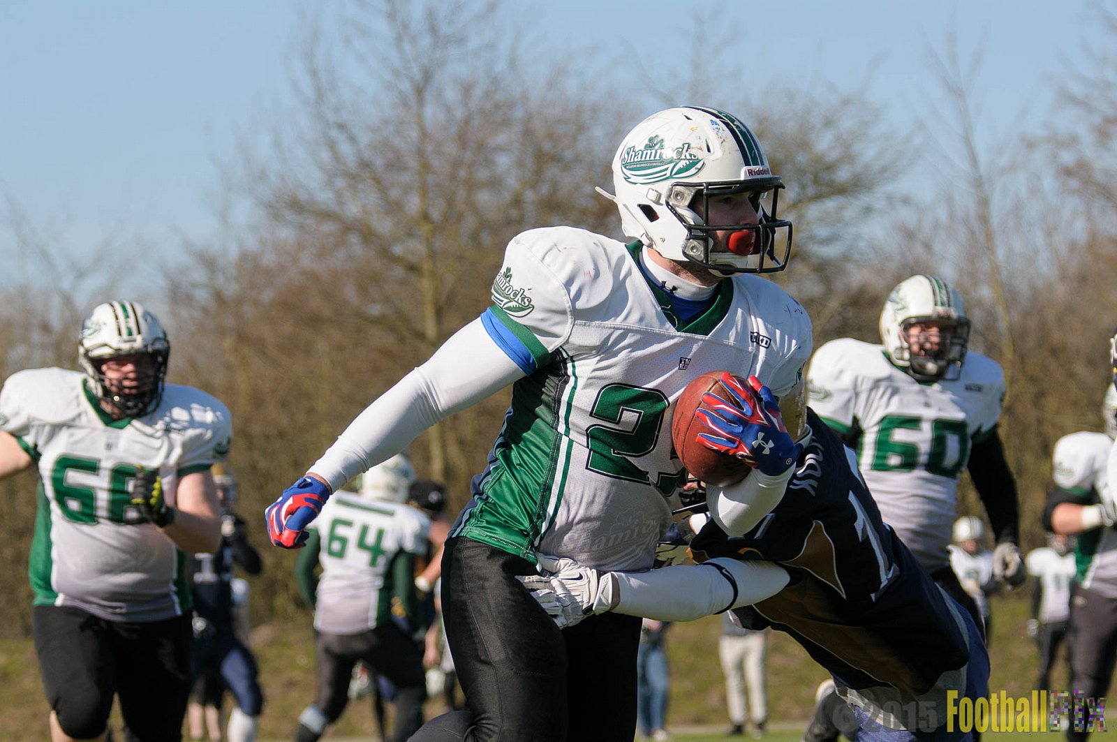 Gelsenkirchen Devils vs. Mönchengladbach Wolfpack  - 08.03.2015 Scrimmage: Schiefbahn Riders, Mülheim Shamrocks