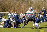 Gelsenkirchen Devils vs. M&ouml;nchengladbach Wolfpack  - 08.03.2015 Scrimmage: Schiefbahn Riders, M&uuml;lheim Shamrocks