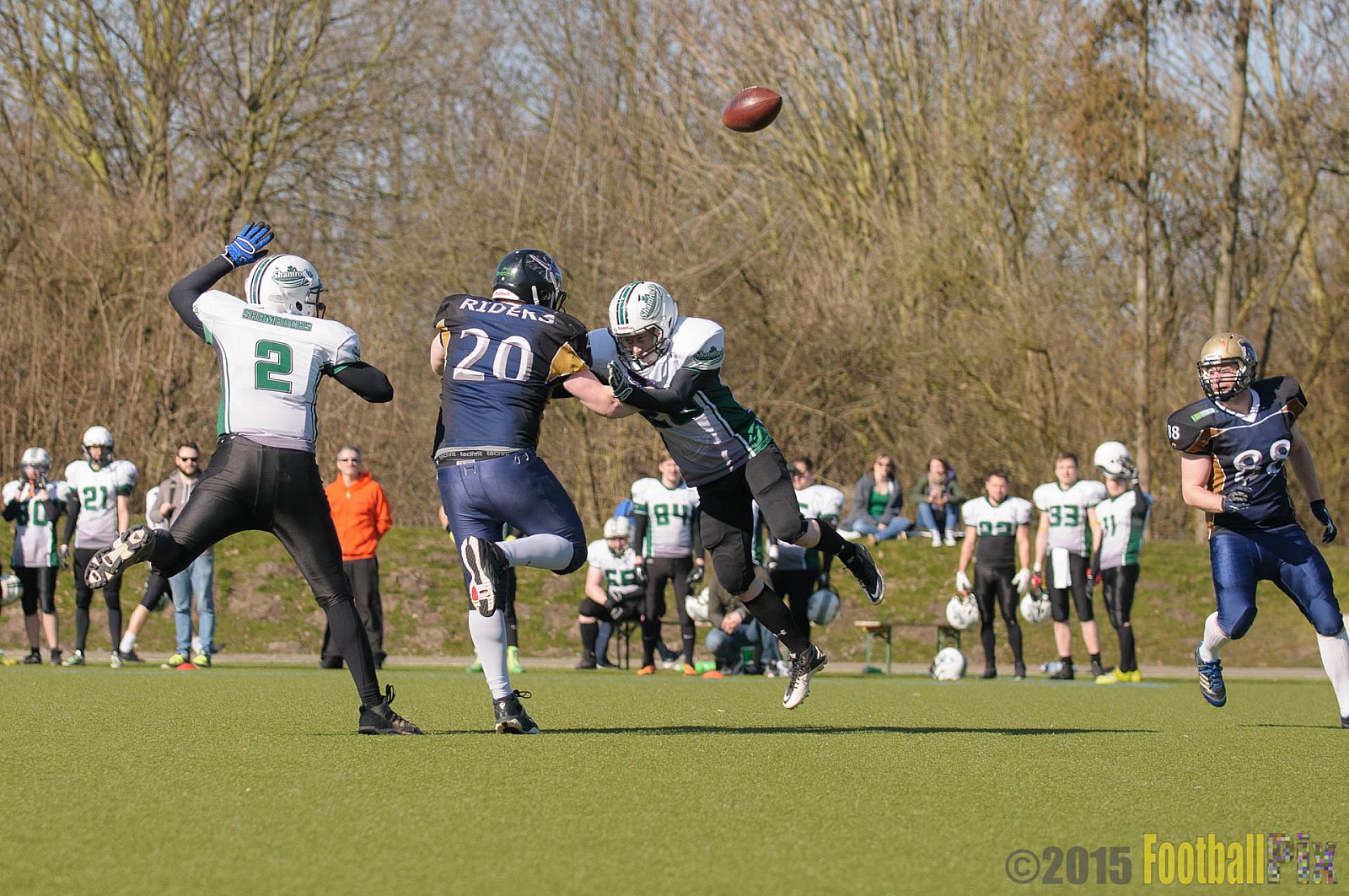 Gelsenkirchen Devils vs. Mönchengladbach Wolfpack  - 08.03.2015 Scrimmage: Schiefbahn Riders, Mülheim Shamrocks