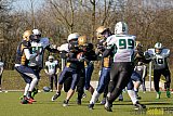 Gelsenkirchen Devils vs. M&ouml;nchengladbach Wolfpack  - 08.03.2015 Scrimmage: Schiefbahn Riders, M&uuml;lheim Shamrocks