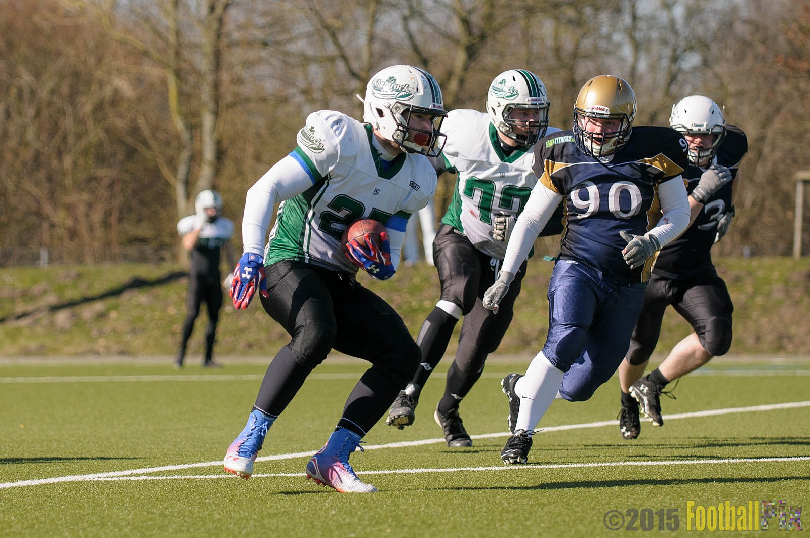 Gelsenkirchen Devils vs. Mönchengladbach Wolfpack  - 08.03.2015 Scrimmage: Schiefbahn Riders, Mülheim Shamrocks