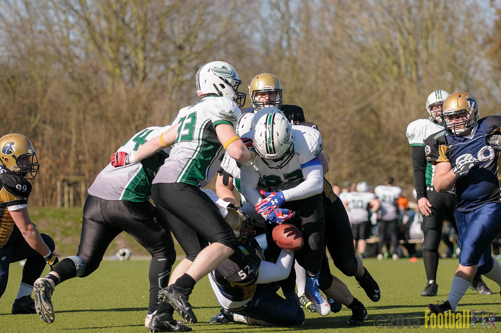 Gelsenkirchen Devils vs. Mönchengladbach Wolfpack  - 08.03.2015 Scrimmage: Schiefbahn Riders, Mülheim Shamrocks