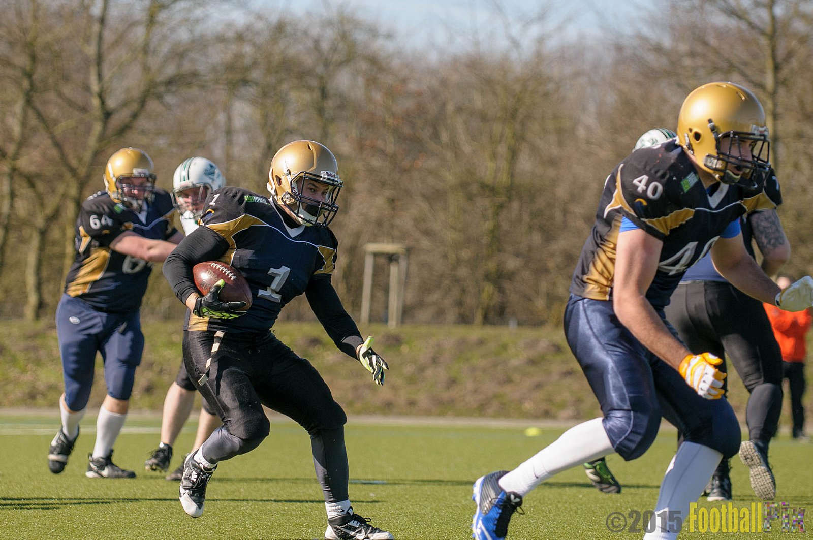 Gelsenkirchen Devils vs. Mönchengladbach Wolfpack  - 08.03.2015 Scrimmage: Schiefbahn Riders, Mülheim Shamrocks